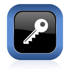 key square glossy icon