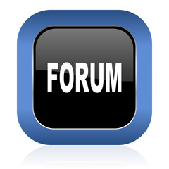 forum square glossy icon