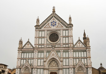 Basilica of the Holy Cross in Florence, Italy