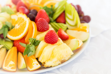 Fresh fruit party plate
