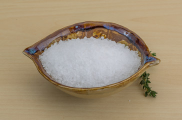 Sea salt crystal
