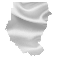 スーダン　地図　シルク