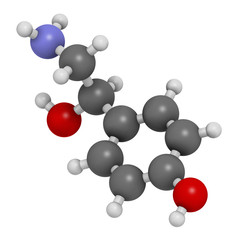 Octopamine stimulant drug molecule (sympathomimetic agent). 