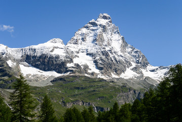 The Matterhorn in a summer morning