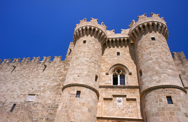 Towers and battlements of the Order of the Knights Castle