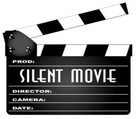Obraz premium Silent Movie Clapperboard