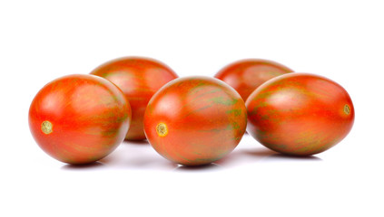 Chocolate Tomato or Brown color tomato on white background