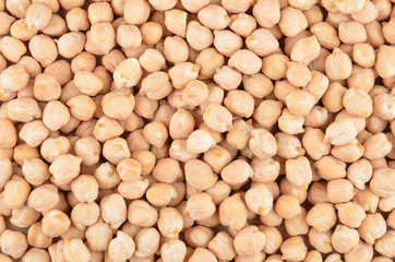 Close up of dried chickpea as background