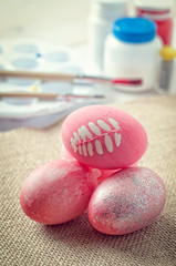Easter eggs, creating Easter decoration