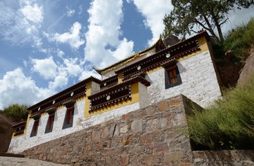 Fototapeta na wymiar Ragya monastery, Amdo Golok.