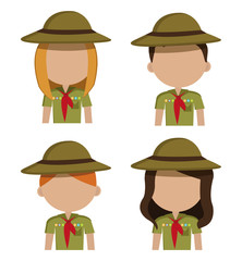 Camping design, vector illustration.