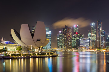 ArtScience Museum in Singapore with Central business district
