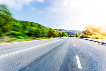 Highway to the mountains