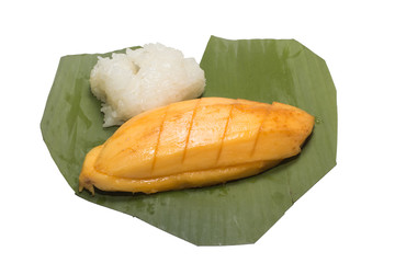 Thai dessert, Mango with sticky rice