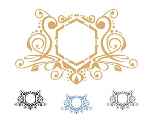 Carving Frame Vector
