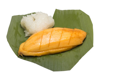 Thai dessert, Mango with sticky rice