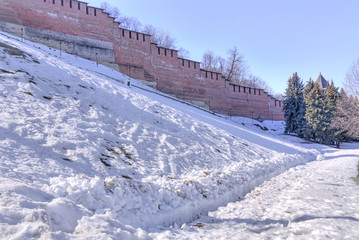 Nizhny Novgorod. Kremlin Wall