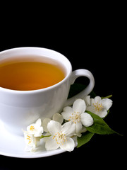 One cup of jasmine tea