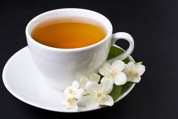 One cup of jasmine tea