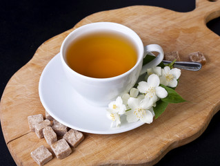 One cup of jasmine tea
