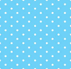 Blue Seamless Polka Dot Old Scratch Pattern.