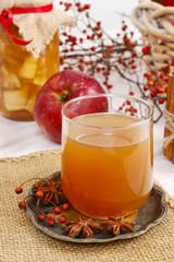 Mulled wine - a beverage made with red wine