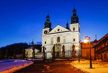 Basilica in Kalwaria Zebrzydowska  Poland.