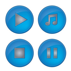 Collection of music icons