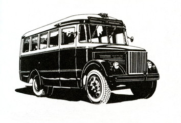 Obraz na płótnie Canvas Ancient bus