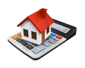 Calculator and House Icon