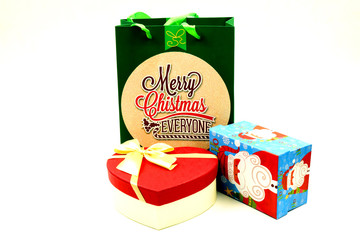 Christmas Gift Box and Paper Bag