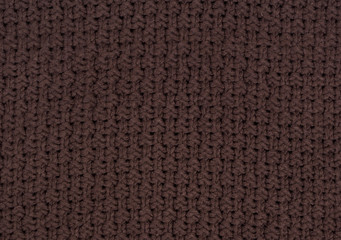 Fototapeta premium Brown knitted background