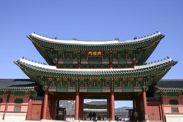 Fototapeta premium Gyeongbokgung palace, Seoul, South Korea