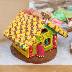 Beautiful gingerbread house