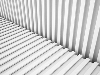 Futuristic Modern Abstract Geometric White Background