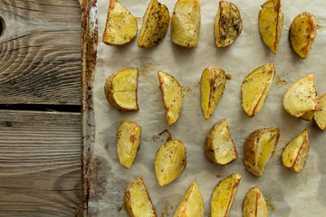 Baked potatoes