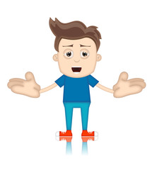 Ben Boy Cartoon Character Toon Man