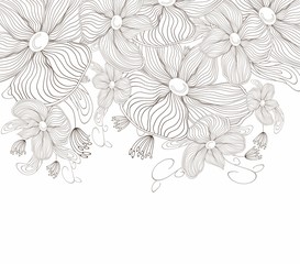 Beautiful floral background