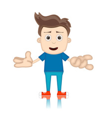 Ben Boy Cartoon Character Toon Man