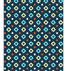 Seamless geometric bright contrast abstract pattern