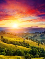 Foto op Plexiglas zonnig berglandschap © Leonid Tit