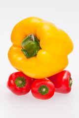 Yellow Pepper (on Small Red Peppers)