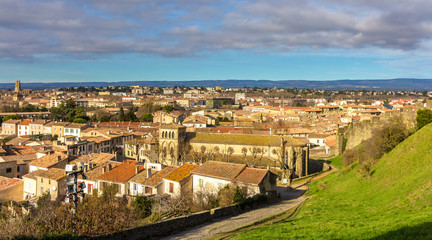 Obraz premium St. Gimer Church in Carcassonne - France