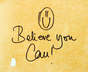 motivational message believe you can