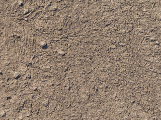 brown soil