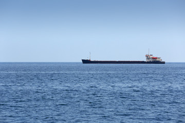 Fototapeta premium Dry cargo ship