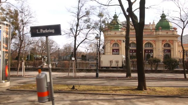 Passable on the center by ancient buildings at day.
