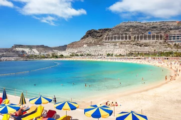 Foto auf Acrylglas Kanarische Inseln Strand Playa de Amadores. Gran Canaria, Kanarische Inseln. Spanien