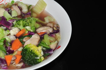 vegetables soup