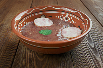 Southern Kidney Bean and Andouille Soup
